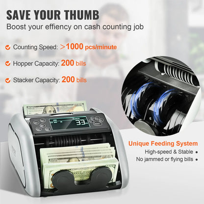 1000 Pcs/Min Money Counter