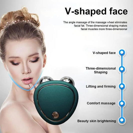 Microcurrent Face Roller Massager