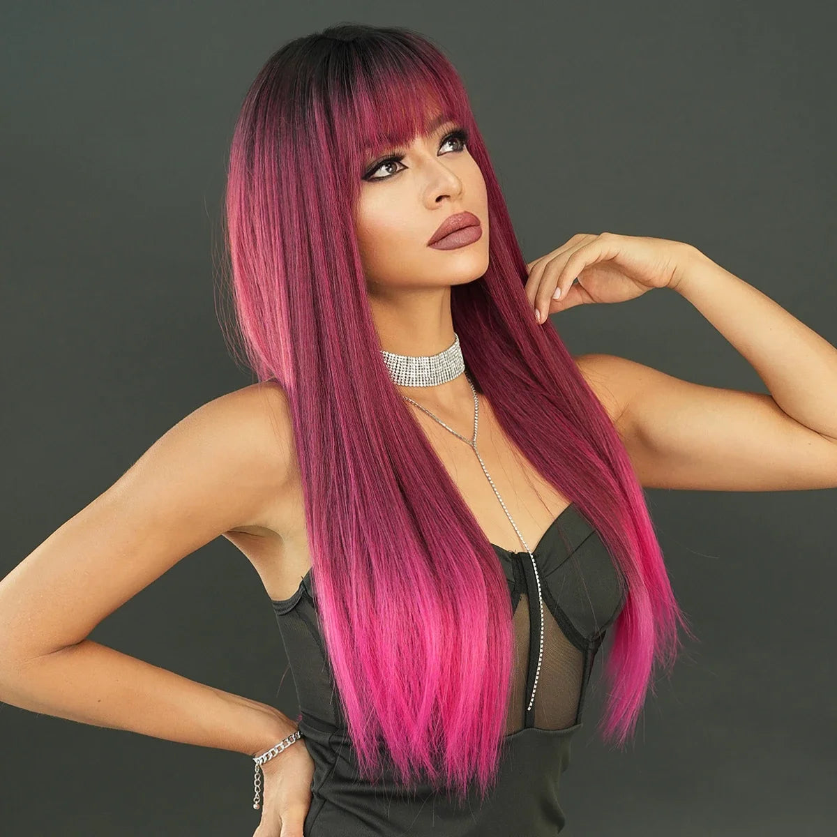 Long Straight Synthetic Wig