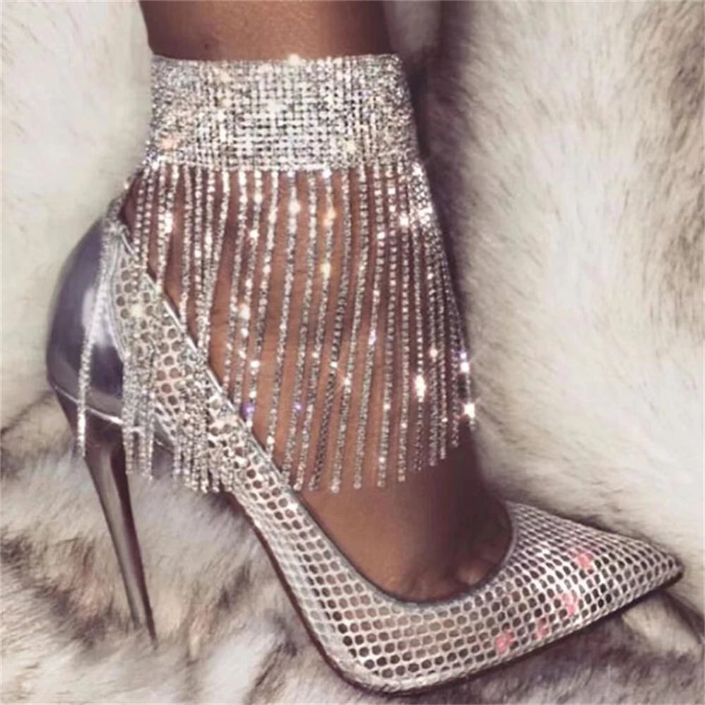 Exquisite Fashionable Rhinestone Anklet